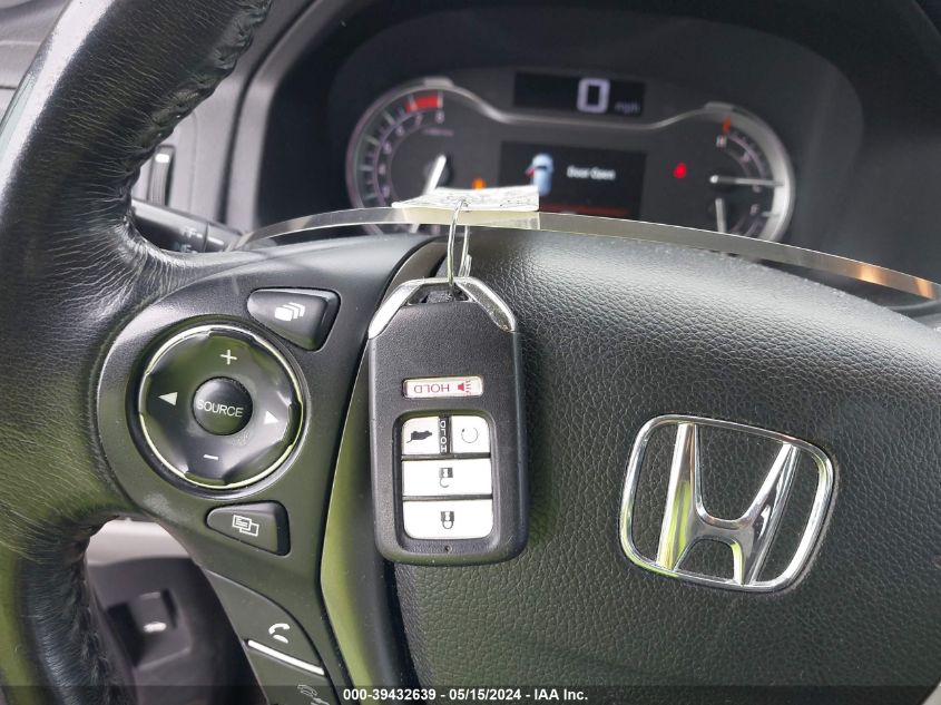 2017 Honda Pilot Ex-L VIN: 5FNYF5H5XHB014306 Lot: 39432639