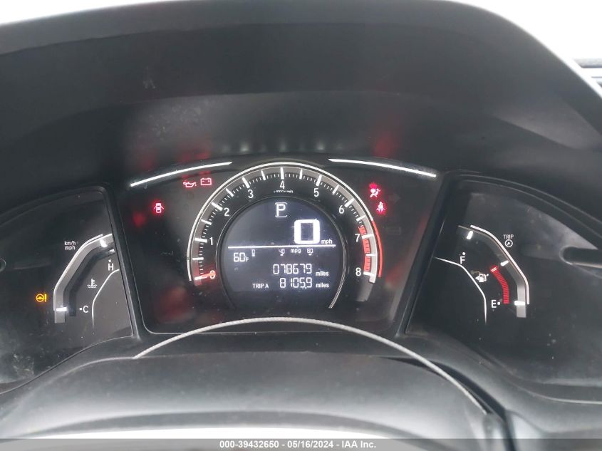 2018 Honda Civic Lx VIN: 2HGFC2F59JH558296 Lot: 39432650