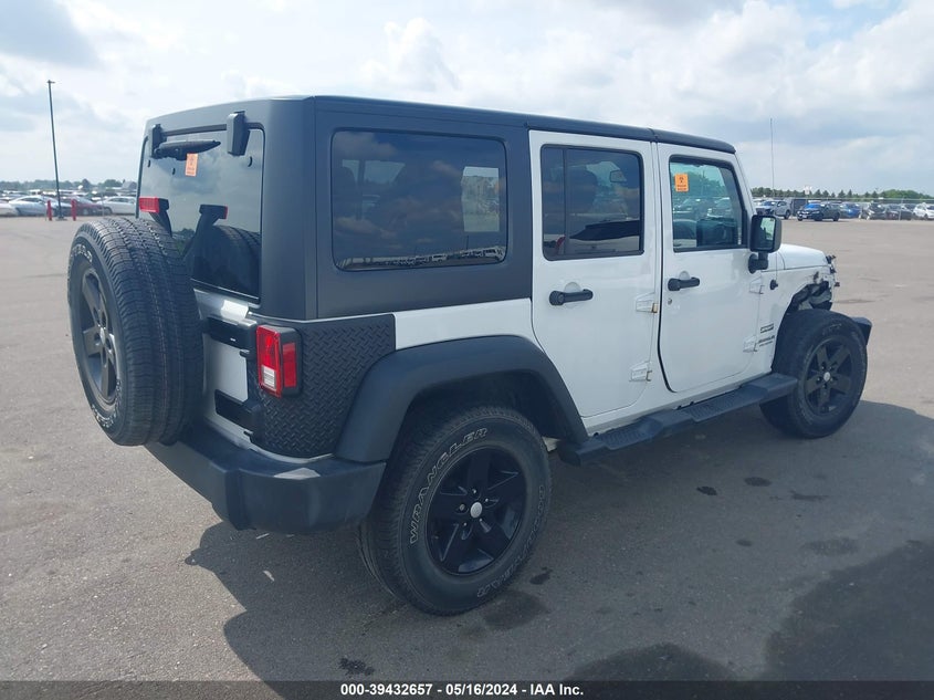 VIN 1C4BJWDG2HL624375 2017 JEEP WRANGLER UNLIMITED SPORT 4X4