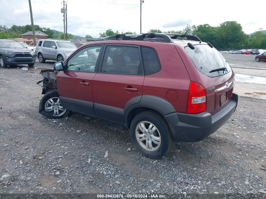 2007 Hyundai Tucson Limited/Se VIN: KM8JN12D17U585262 Lot: 39432676