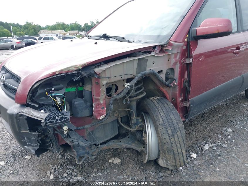 2007 Hyundai Tucson Limited/Se VIN: KM8JN12D17U585262 Lot: 39432676