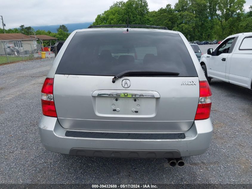 2002 Acura Mdx VIN: 2HNYD18222H540848 Lot: 39432688