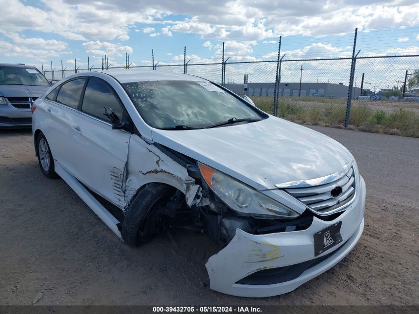 2014 Hyundai Sonata Gls VIN: 5NPEB4AC2EH939662 Lot: 39432705