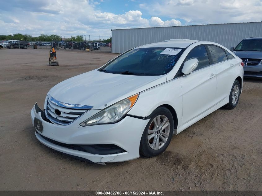 2014 Hyundai Sonata Gls VIN: 5NPEB4AC2EH939662 Lot: 39432705