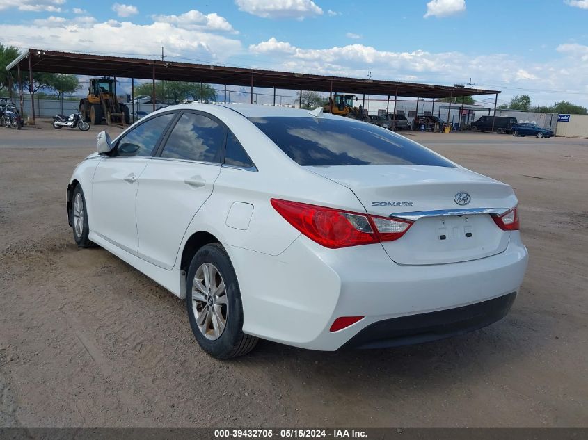 2014 Hyundai Sonata Gls VIN: 5NPEB4AC2EH939662 Lot: 39432705