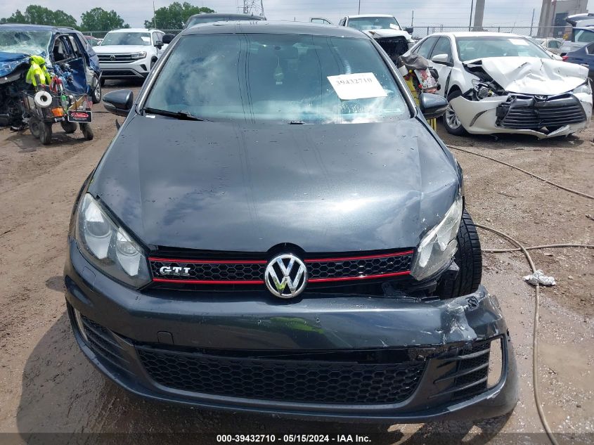 2013 Volkswagen Gti 2-Door Autobahn VIN: WVWED7AJ6DW108989 Lot: 39432710