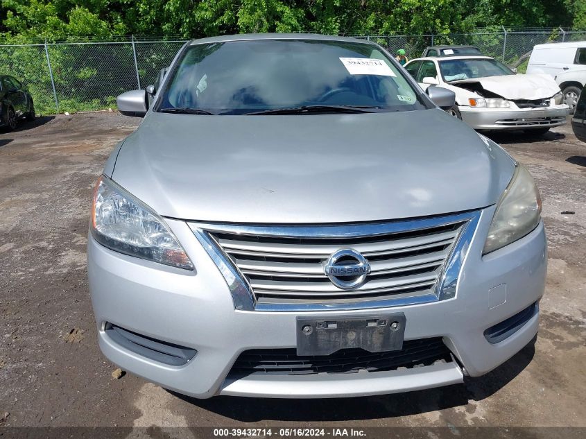 2014 Nissan Sentra Sv VIN: 3N1AB7APXEY220958 Lot: 39432714