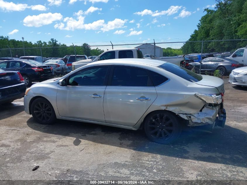 2014 Nissan Sentra Sv VIN: 3N1AB7APXEY220958 Lot: 39432714