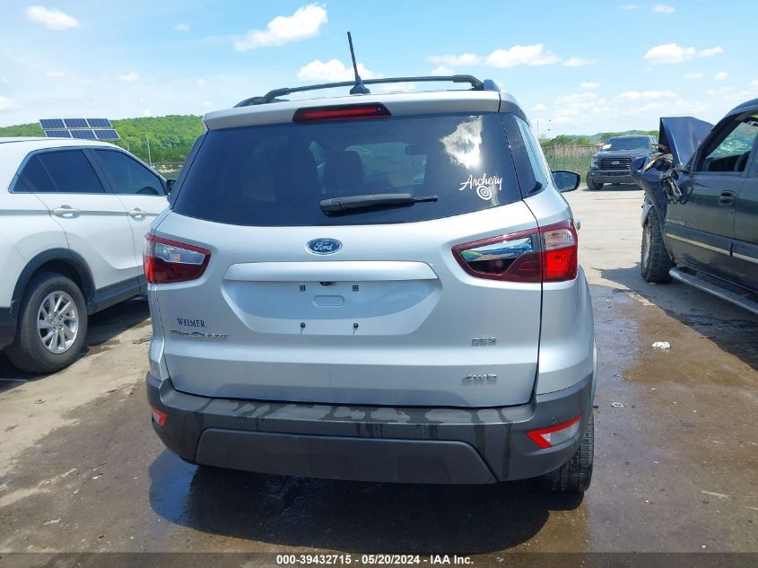 2018 Ford Ecosport Ses VIN: MAJ6P1CL5JC168028 Lot: 39432715