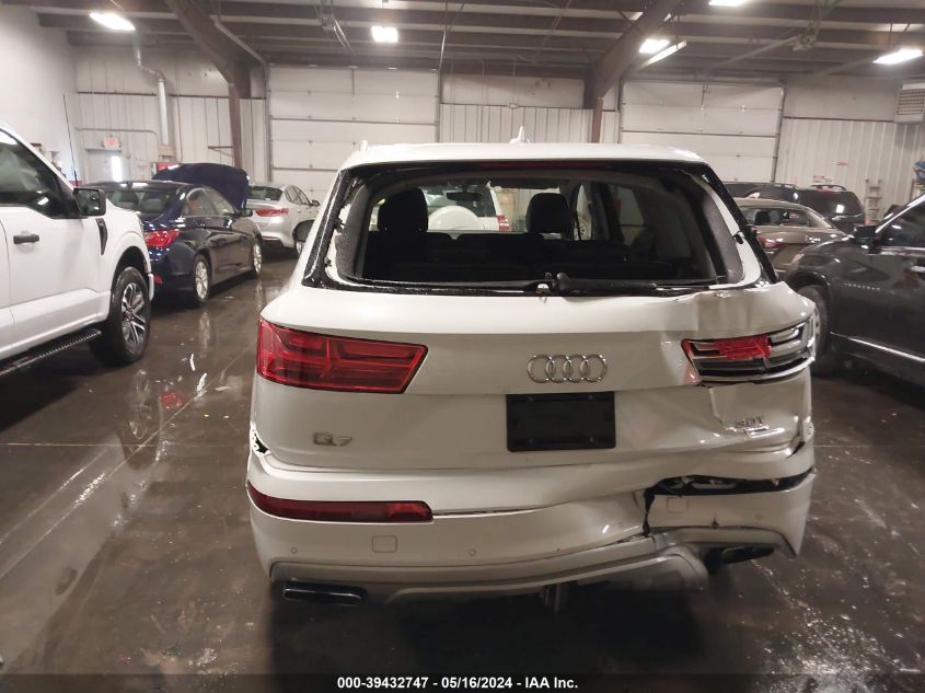 2017 Audi Q7 3.0T Premium VIN: WA1LAAF78HD001965 Lot: 39432747