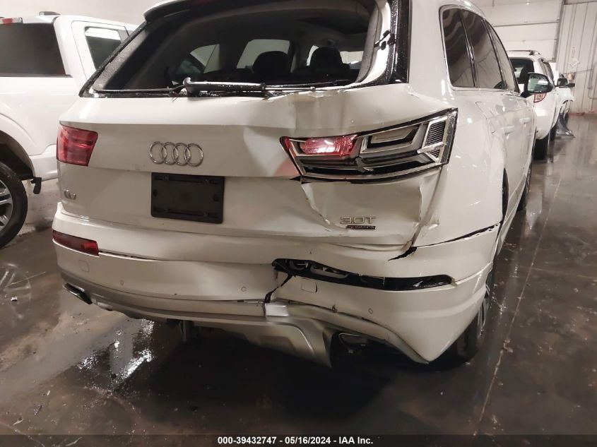 2017 Audi Q7 3.0T Premium VIN: WA1LAAF78HD001965 Lot: 39432747