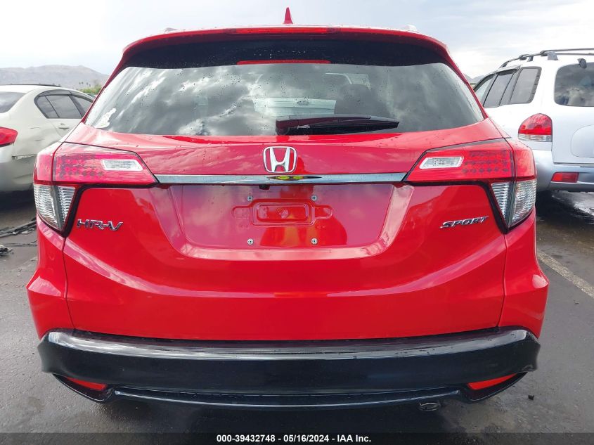 2022 Honda Hr-V 2Wd Sport VIN: 3CZRU5H12NM734305 Lot: 39432748