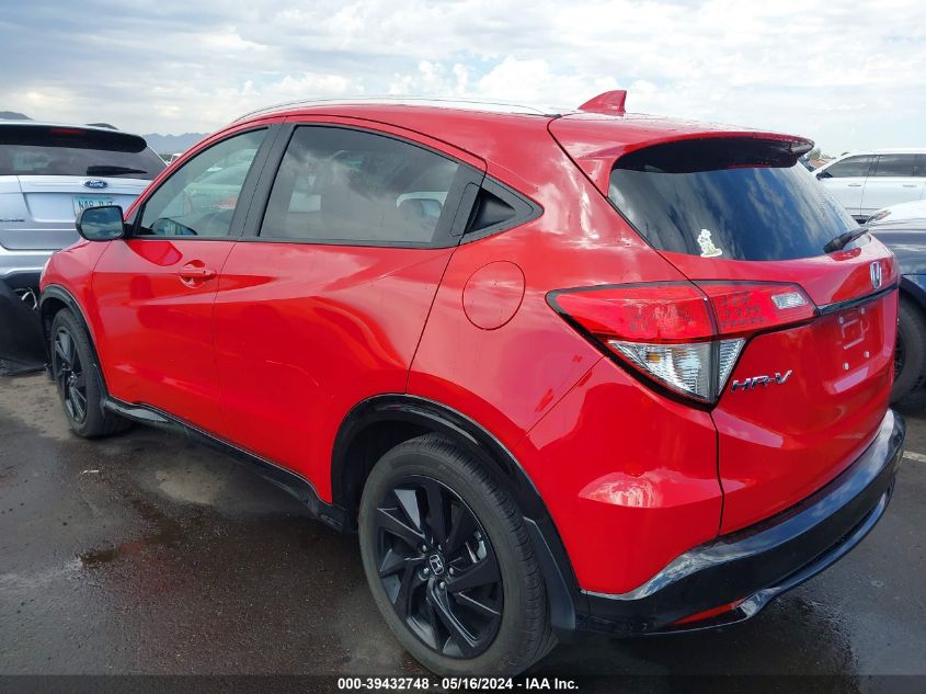 2022 Honda Hr-V 2Wd Sport VIN: 3CZRU5H12NM734305 Lot: 39432748