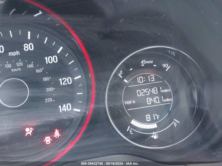 2022 Honda Hr-V 2Wd Sport VIN: 3CZRU5H12NM734305 Lot: 39432748