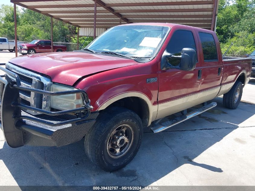 2002 Ford F-350 Lariat/Xl/Xlt VIN: 1FTSW31F82EA24497 Lot: 39432757