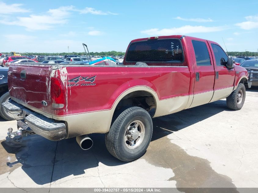 2002 Ford F-350 Lariat/Xl/Xlt VIN: 1FTSW31F82EA24497 Lot: 39432757