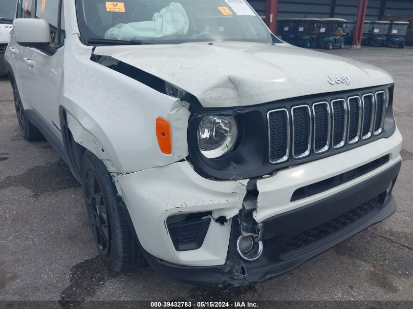 2020 Jeep Renegade Latitude Fwd VIN: ZACNJABB5LPL60917 Lot: 39432783