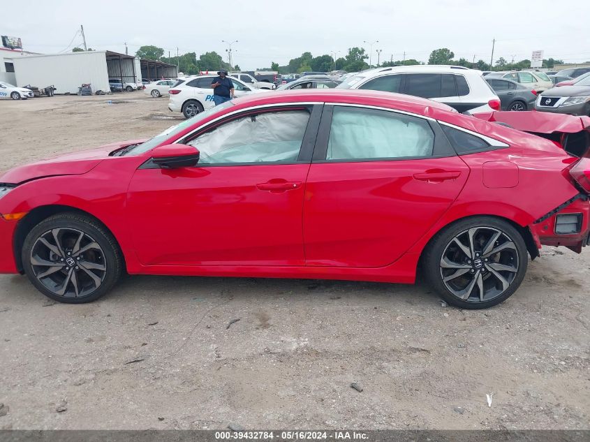 2019 Honda Civic Sport VIN: 2HGFC2F80KH605999 Lot: 39432784