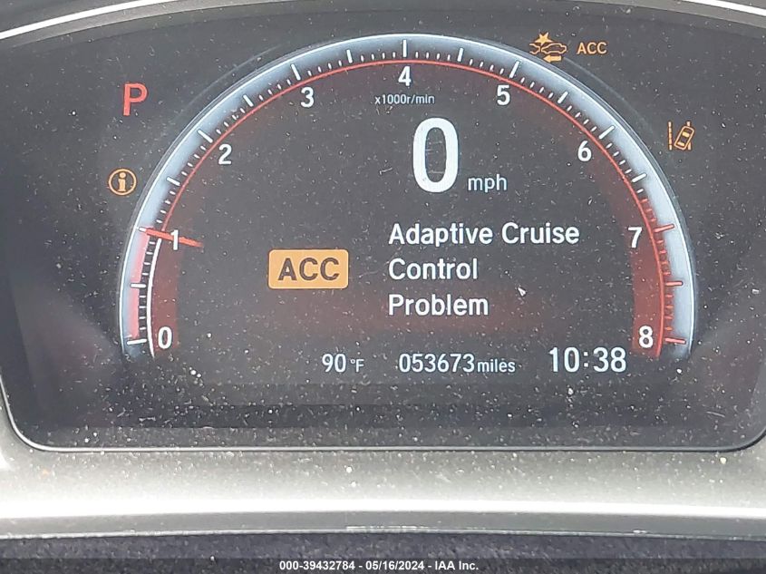 2019 Honda Civic Sport VIN: 2HGFC2F80KH605999 Lot: 39432784