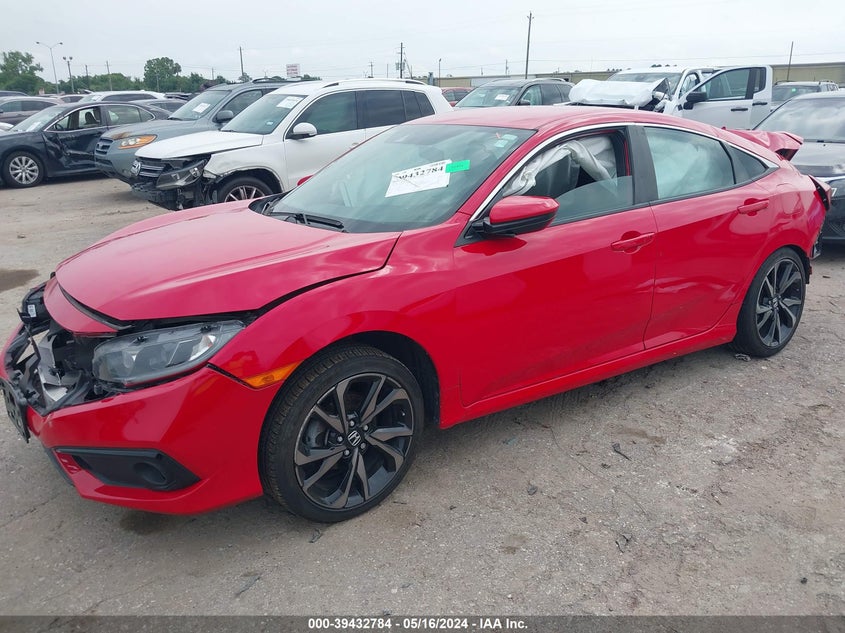 VIN 2HGFC2F80KH605999 2019 HONDA CIVIC SPORT