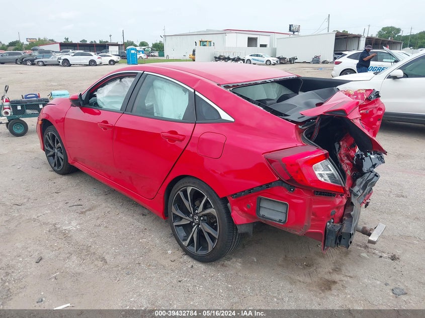 VIN 2HGFC2F80KH605999 2019 HONDA CIVIC SPORT