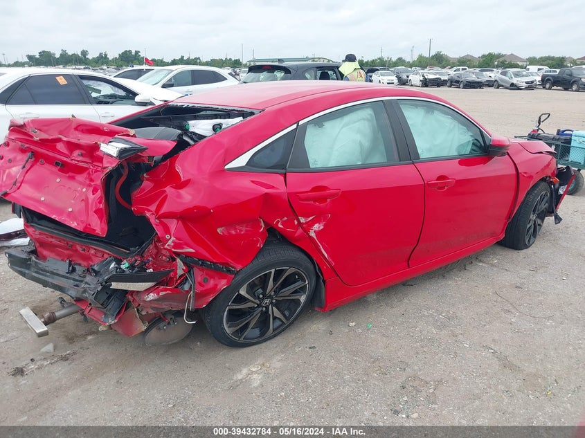 VIN 2HGFC2F80KH605999 2019 HONDA CIVIC SPORT