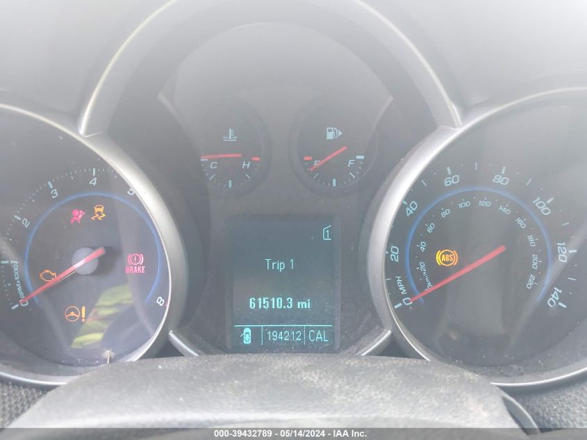 2011 Chevrolet Cruze Eco VIN: 1G1PK5S99B7301533 Lot: 39432789