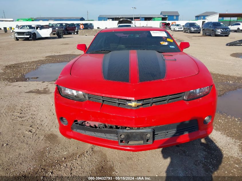 2015 CHEVROLET CAMARO LT - 2G1FD1E3XF9195992