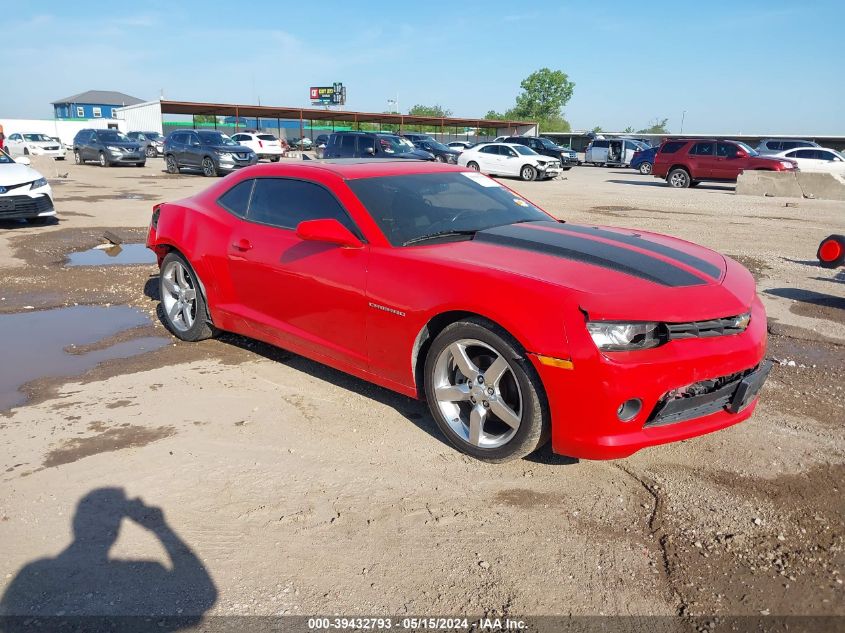 2015 CHEVROLET CAMARO LT - 2G1FD1E3XF9195992