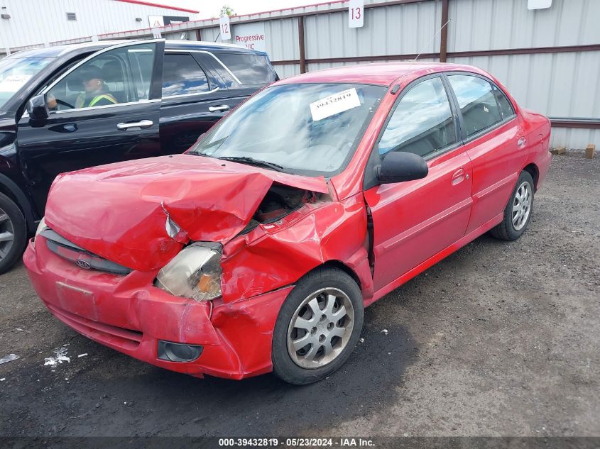 2003 Kia Rio VIN: KNADC125936238385 Lot: 39432819