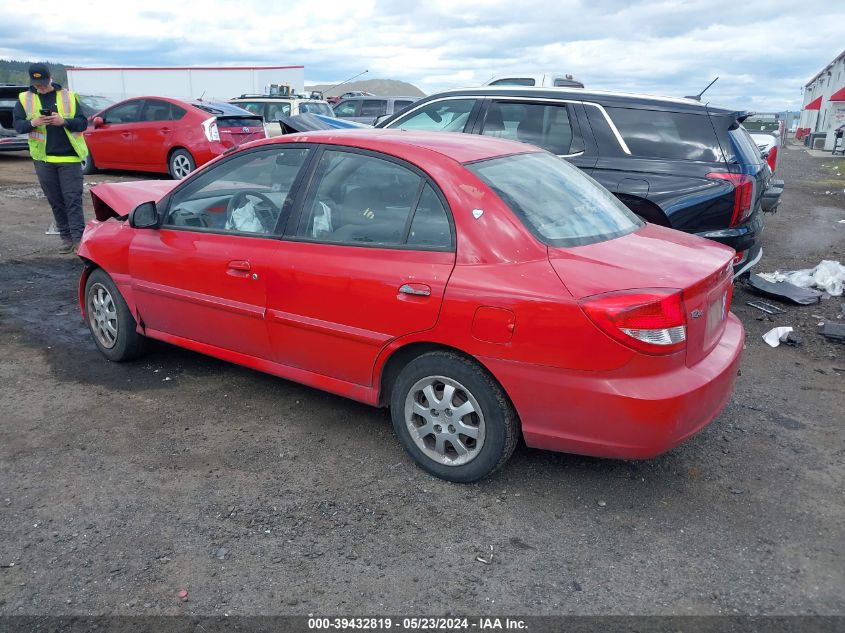 2003 Kia Rio VIN: KNADC125936238385 Lot: 39432819