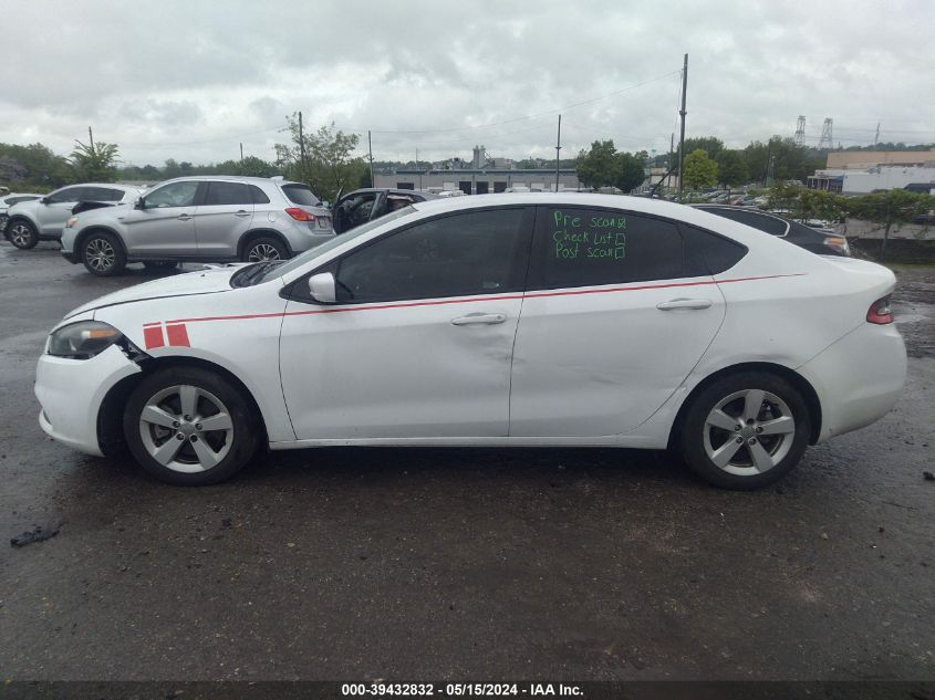 2016 Dodge Dart Sxt Sport VIN: 1C3CDFFA8GD819396 Lot: 39432832