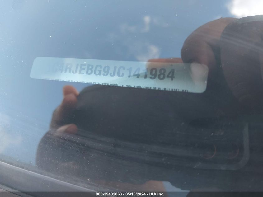 2018 Jeep Grand Cherokee Limited 4X2 VIN: 1C4RJEBG9JC141984 Lot: 39432863