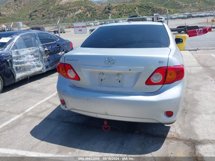 2010 Toyota Corolla Le VIN: JTDBU4EE1A9121142 Lot: 39432885