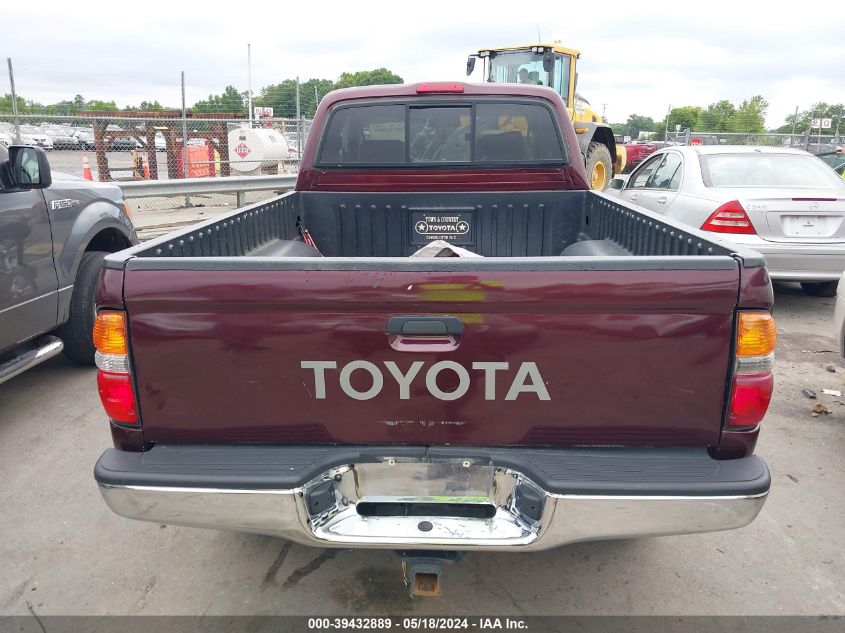 2003 Toyota Tacoma Prerunner V6 VIN: 5TESN92N73Z158637 Lot: 39432889