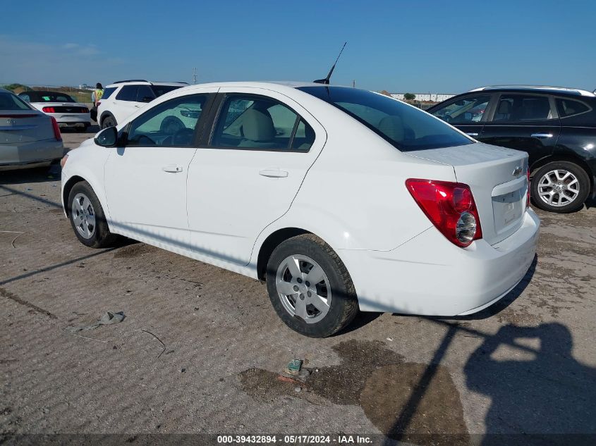 2013 Chevrolet Sonic Ls Auto VIN: 1G1JA5SH1D4214052 Lot: 39432894