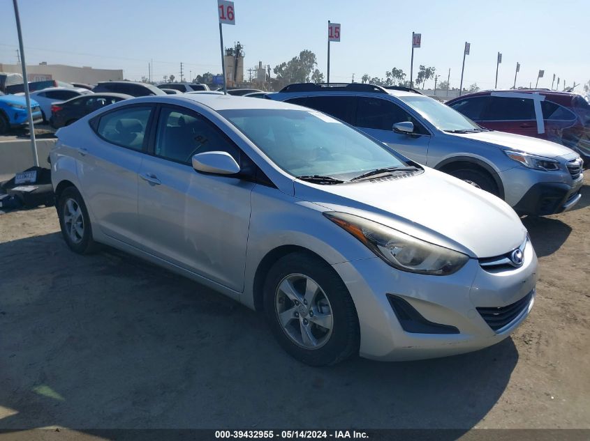 2014 Hyundai Elantra Se VIN: KMHDH4AE8EU134746 Lot: 39432955