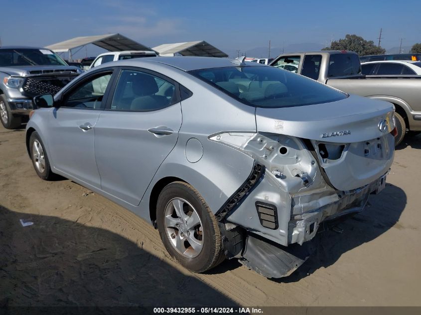 2014 Hyundai Elantra Se VIN: KMHDH4AE8EU134746 Lot: 39432955