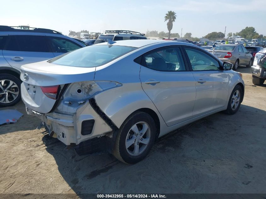 2014 Hyundai Elantra Se VIN: KMHDH4AE8EU134746 Lot: 39432955