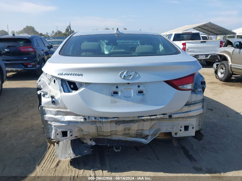 2014 Hyundai Elantra Se VIN: KMHDH4AE8EU134746 Lot: 39432955