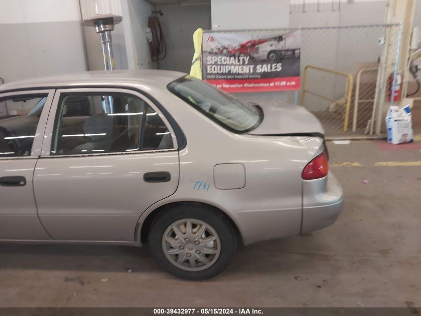 2001 Toyota Corolla Ce VIN: 1NXBR12E01Z530889 Lot: 39432977