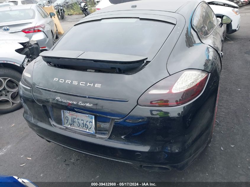 2010 Porsche Panamera Turbo VIN: WP0AC2A79AL091255 Lot: 39432988