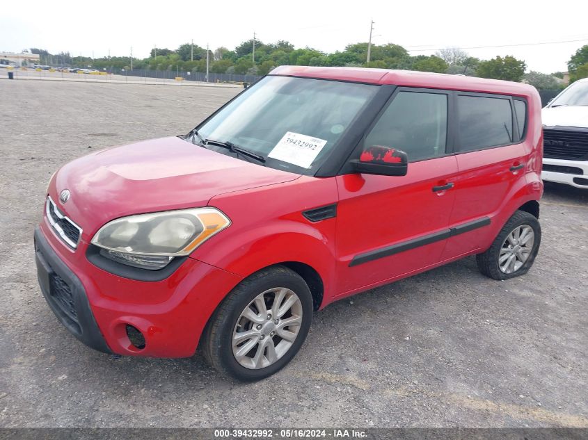 2013 Kia Soul + VIN: KNDJT2A60D7607913 Lot: 39432992