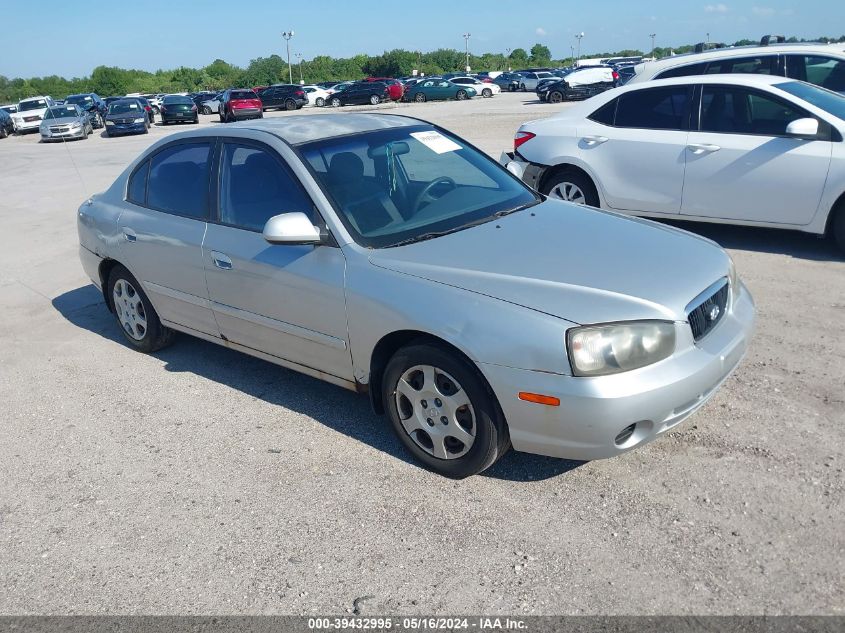 2003 Hyundai Elantra Gls/Gt VIN: KMHDN45D33U487953 Lot: 39432995