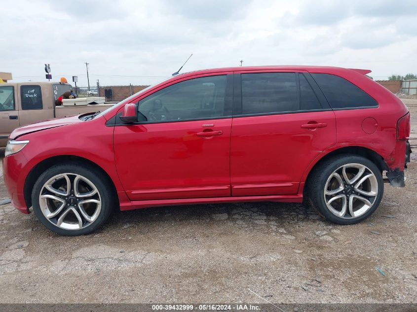 2011 Ford Edge Sport VIN: 2FMDK4AK9BBA02927 Lot: 39432999