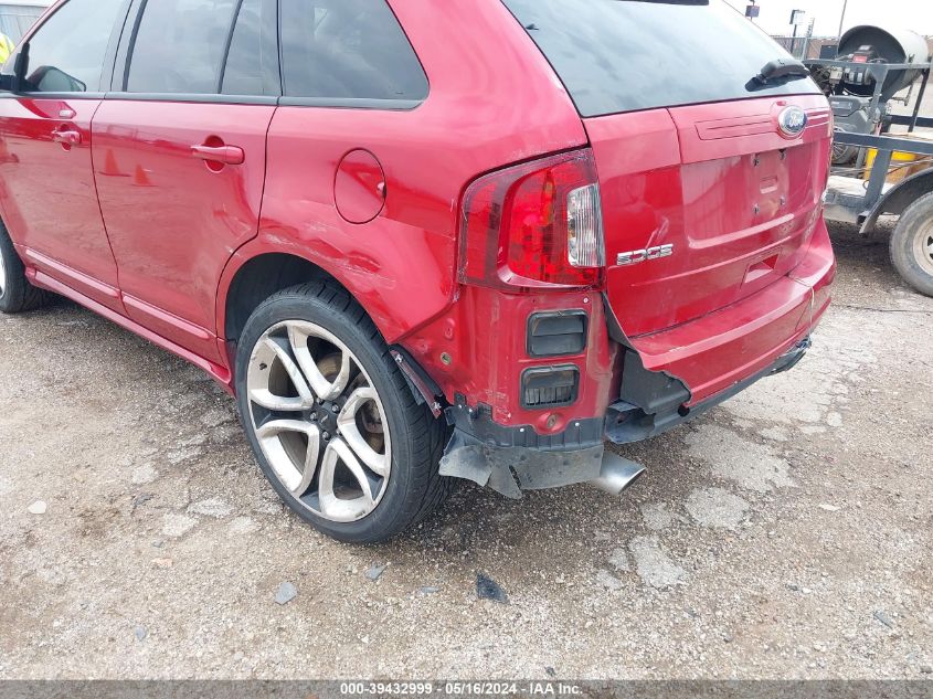 2011 Ford Edge Sport VIN: 2FMDK4AK9BBA02927 Lot: 39432999