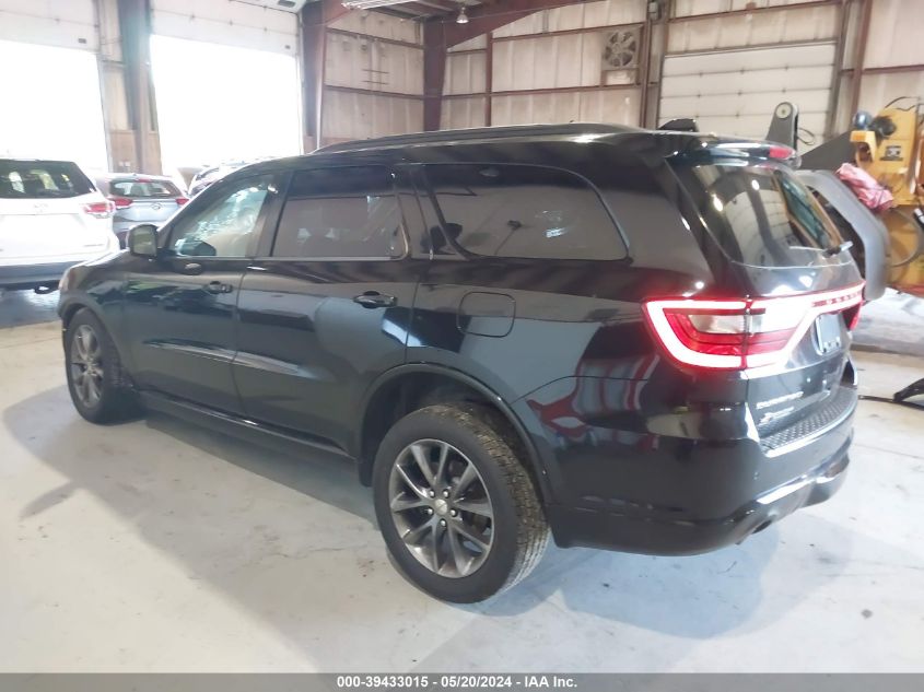 2018 Dodge Durango Gt VIN: 1C4RDJDGXJC116914 Lot: 39433015