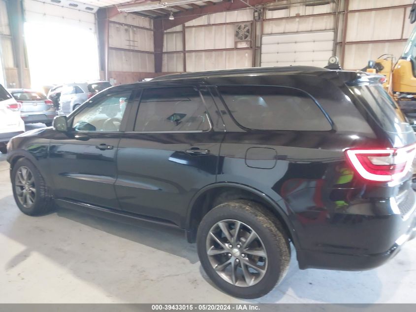 2018 Dodge Durango Gt VIN: 1C4RDJDGXJC116914 Lot: 39433015