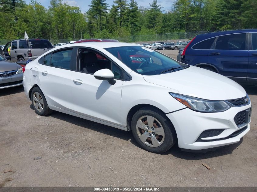 2016 Chevrolet Cruze Ls Auto VIN: 1G1BC5SM2G7269544 Lot: 39433019