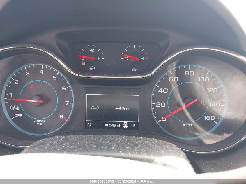 2016 Chevrolet Cruze Ls Auto VIN: 1G1BC5SM2G7269544 Lot: 39433019